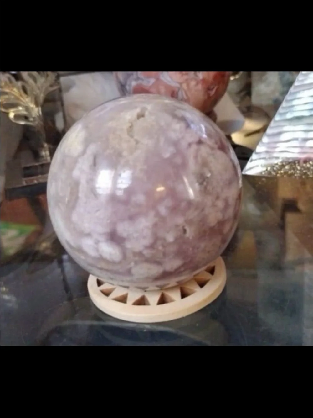 Pink Amethyst Sphere